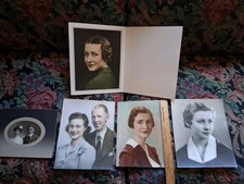 Lot Of 5 , Photographer -  PHOTOS Picture Old  -1920s-1950's Women  picture