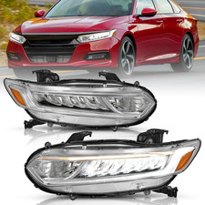 Halogen Headlight Assembly W/Led DRL Fit for 2018-2022 Honda Accord Sport LX EX picture