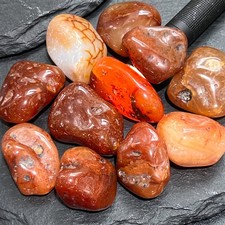Large Carnelian Red Agate Crystal Tumbled Stones (By The Piece or Pound) picture