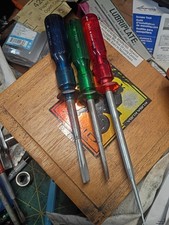 Quick Wedge Screwdriver Set 3pc Vintage No 2354, No 1834, No1836 Made in USA picture