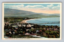 Santa Barbara, CA-California, Bay Beachfront Potter Hotel Vintage Postcard picture