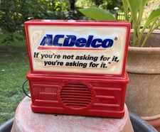 VINTAGE AC DELCO ADVERTISING AM/FM RADIO  GREAT CONDITION …. WORKS picture