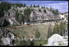 F Original Slide - Northern Pacific NP 9804 NCL Passenger Action Homestake 1970 picture