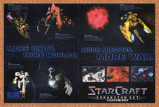 1998 StarCraft Brood War PC Original Advertisement / Retro Promo v1 picture