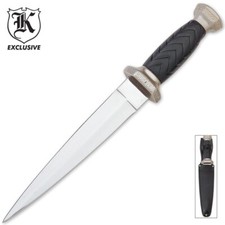 9 1/8 Sgian Dubh Scottish Stainless Steel Fixed Blade Dagger picture