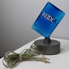 Kool Cigarettes Plasma Lamp Blue House of Menthol Ad Display Vintage READ picture
