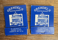 Grendel’s Den Restaurant Matchbooks Harvard Square Cambridge Massachusetts VTG picture