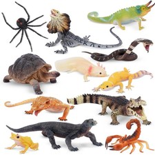 Toymany 12pcs  Reptile Animal Figurine Realistic Collectible Handpainted Toy Set picture