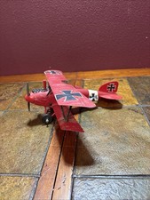 Vintage Testor’s “Fly Em” Red Baron CocaCola Propeller Plane Albatross For Parts picture