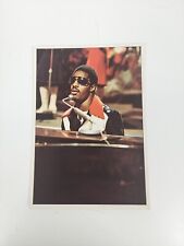 Stevie Wonder  Card Panini Pop Stars Sticker 1975 Mini-Poster Vintage Rock #83 picture