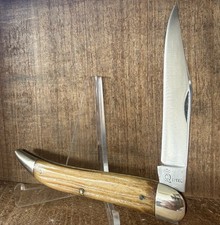 c.1958-60 Queen Q Steel 5” Toothpick Genuine Winterbottom Bone Vintage Knife picture