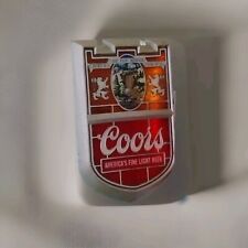 VINTAGE Coors On Tap Waterfall Shield Beer Lighted Sign 18x12 +LED upgrade picture