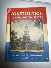 The Constitution of the United States 1936 Rand McNally Co & Gettysburg Address picture