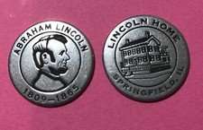 Lincoln Home Springfield, IL Token picture