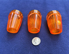 Kenworth W 900 fender marker light. Set of 3 Vintage 1970s Ribbed picture