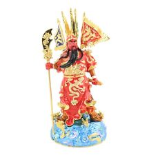 Feng Shui 9-Dragon Kwan Kung with 5 Flags picture