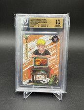 2025 KAYOU NARUTO PROMOS SMRITI HEAVEN SCROLL SER 1 NARUTO UZUMAKI BGS 10 picture