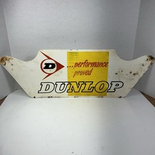 Vintage Dunlop  Metal sign Rust Performance Proved picture