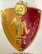 VENTENNIO NAPOLI ASSOCIAZIONE GIOVANILE DI PARTITO SCUDETTO GIOVENTÙ ITALIANA picture