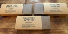 Mid War Edible WWII Reproduction K Ration Your Choice Breakfast Dinner Or Supper picture