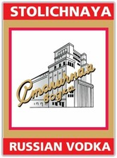 Stolichnaya Russian Vodka Alcohol Car Bumper Window Locker Sticker Decal 4