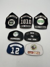 Lot of 7 MSA Cairns Fire Helmet Front Shields FDIC 2014 2017 Defender G1 picture