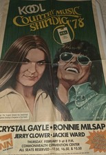 1978 Kool Cigarette Poster Newspaper Ad, Crystal Gayle, Ronnie Milsap picture
