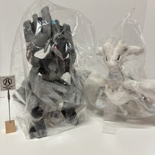 Pokemon ALL STAR COLLECTION Reshiram & Zekrom Plush doll Set of 2 Official New picture