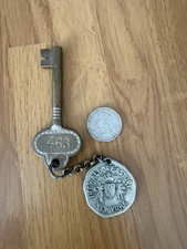 Rare Antique Waldorf Astoria Room #463 Key And Silver Fob picture