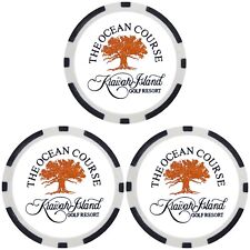 (3) THE OCEAN COURSE - KIAWAH ISLAND -Poker Chip Golf Ball Marker picture