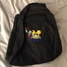 Vintage Mickey Mouse Disney World Sling Backpack Happiest Celebration on Earth picture