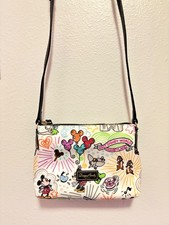 Disney Dooney & Bourke Sketch Crossbody Bag Disney Parks Mickey Minnie NEW picture