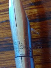 Antique SR  Dinkelspiel Mother Of Pearl Shell Handle Dip Pen Circa 1890 picture