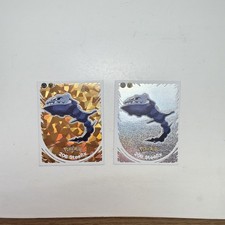 Pokémon Steelix #208 Gold & Silver 2022 Evoluciones Metal Prisma Stickers picture