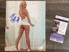 (SSG) Hot & Sexy SPENCER SCOTT Signed 8X10 Color Photo, Miss Oct. 2007 - JSA COA picture