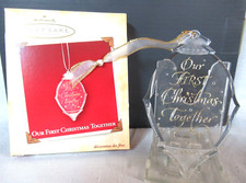 Hallmark 2004 Acrylic Ornament ~ Our First Christmas Together picture