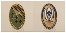 1st Fighter Wing Command Chief Master Sergeant Leadership Challenge Coin  3#F picture