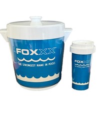 Thermo-Serv Ice Bucket and Tumbler Advertising Swimming Pool Foxxx Vtg Unused picture