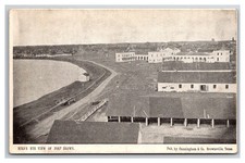 c.1908 Bird's Eye View Fort Brown Brownsville TX texas WWI era picture