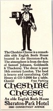 Cheshire Cheese Sheraton-Park Hotel Connecticut Av 1967 Washington DC Ad TAK4-M9 picture