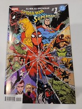 Spider-Man Superman #1 Stanford Green Variant Signed & Remarked W COA picture
