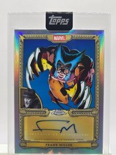 Topps 2026 Mint Marvel Wolverine Chrome Autograph Frank Miller #CA-FM Refractor picture