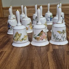Vintage piece made by Franklin Porcelain 1978 Flowers of The Year Full Set Of 12 picture
