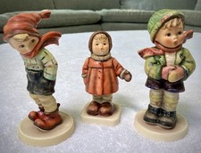 Baby, It's Cold Outside Vintage Goebel Hummel 3-Piece Winter Figurine Lot MINT picture