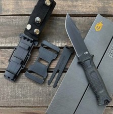 Gerber StrongArm Fixed Blade Knife Full Tang Black Tactical Outdoor Survival NEW picture