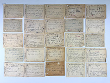 25 Antique 1929 Pharmacy Medical Rx Paper Prescription Hand-Written Some Dated N picture