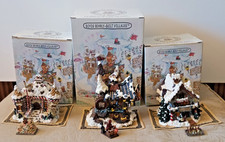 BOYDS BEARLY-BUILT VILLAGES Boyds Town Kringle's Village Buildings Lot of 3 picture