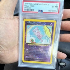PSA 6 Mew Holo 1/18 Southern Islands Promo Pokemon picture