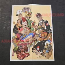 1944 WW2 USA CARICATURE COMIC SATIRICAL EUROPE FUNNY TOJO PROPAGANDA POSTER H118 picture