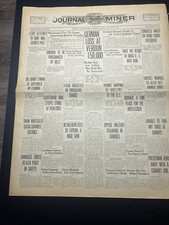 Original World War 1 Era Newspaper Dated Saturday, February 26, 1916 picture